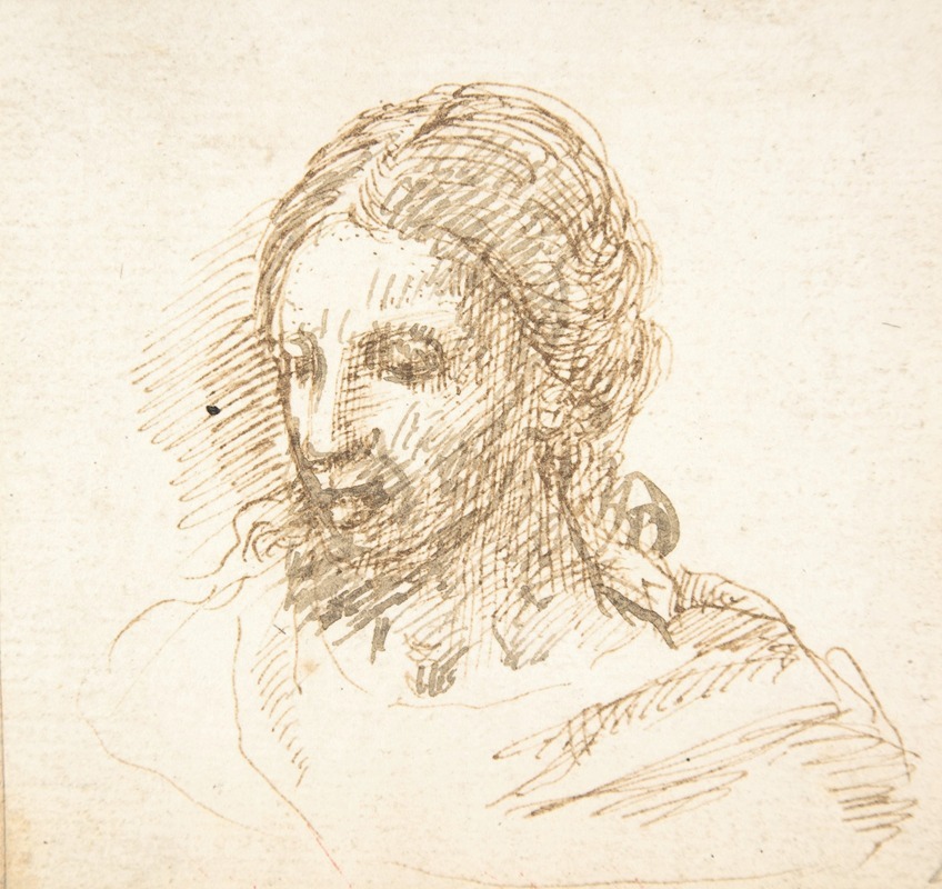 Head of Christ by Pedro Duque y Cornejo — digital art print download
