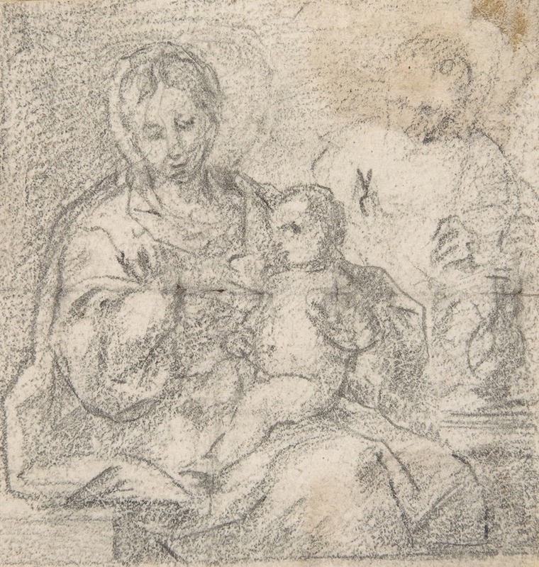 Holy Family by Pedro Duque y Cornejo — digital art print download