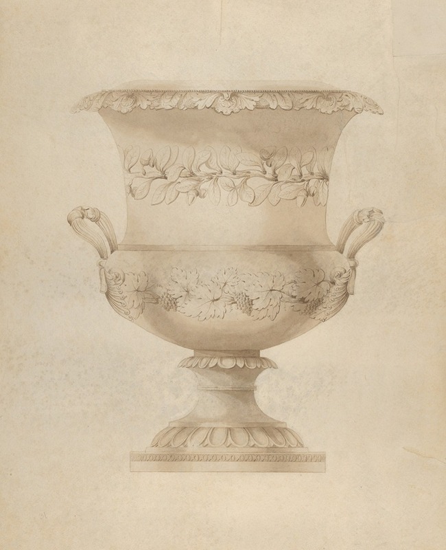Design for a wine cooler by Thomas Fletcher — digital art print download