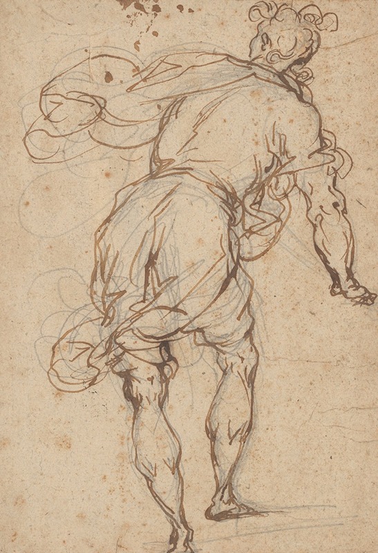 Male Figure Seen from Behind by Alessandro Maganza — digital art print download