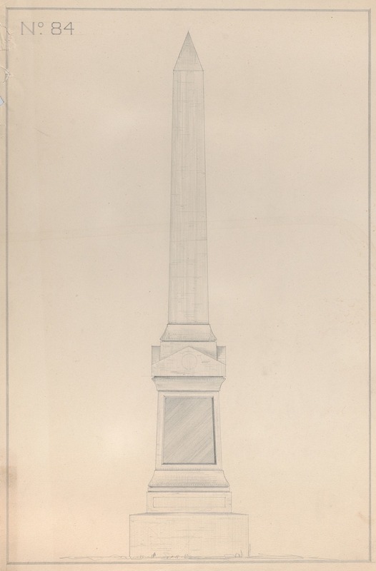 Obelisk Grave Monument, No. 16 by Alexander Maxwell — digital art print download