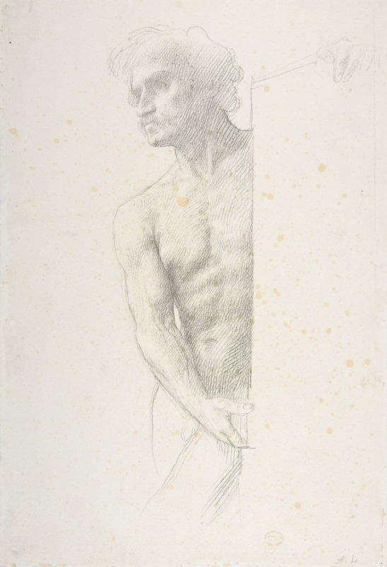 Study of a Figure by Альфонс Легро, 1837–1911 — digital art print download