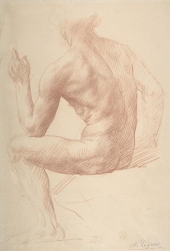 Study of a Figure by Альфонс Легро, 1837–1911 — digital art print download
