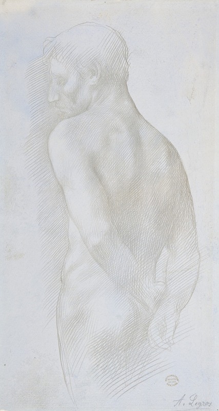 Study of a Figure by Альфонс Легро, 1837–1911 — digital art print download