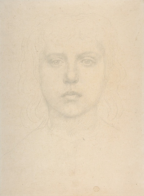 Head of a Girl — Alphonse Legros
