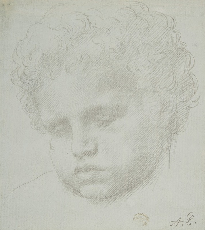 Study of a Head by Альфонс Легро, 1837–1911 — digital art print download