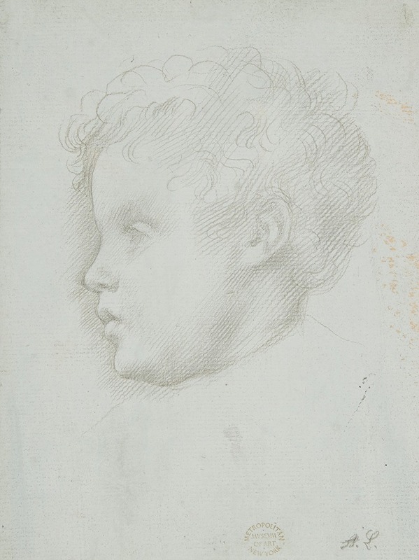 Study of a Head by Альфонс Легро, 1837–1911 — digital art print download
