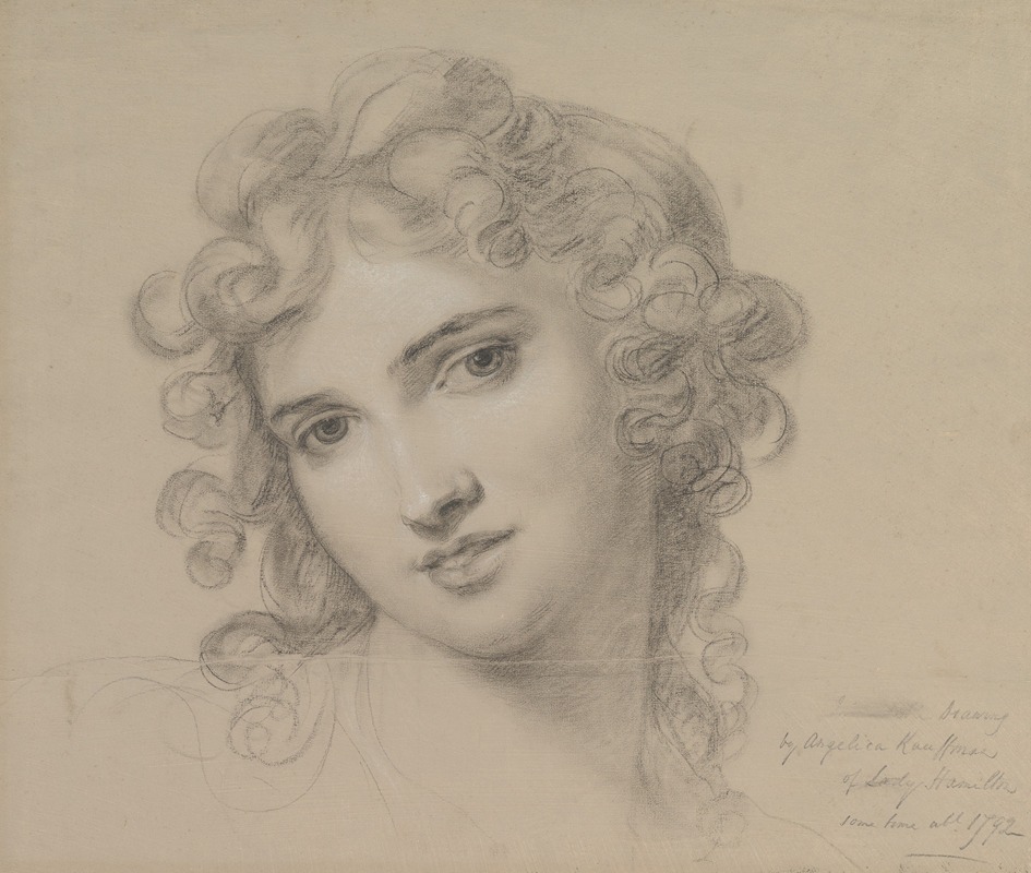 Portrait of Emma Hamilton — Angelica Kauffmann