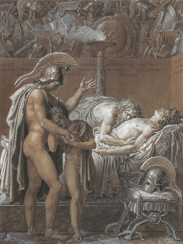 The Mourning of Pallas — Anne Louis Girodet-Trioson