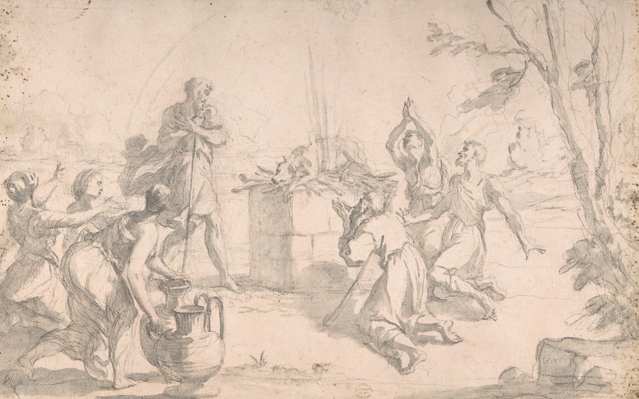 The Sacrifice of Noah — Aureliano Milani