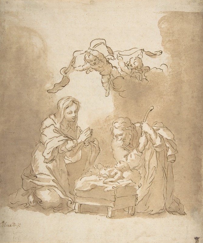 The Nativity by Бартоломе Эстебан Мурильо — digital art print download