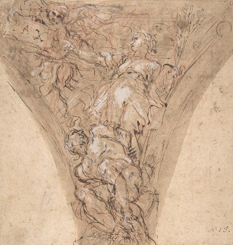 Allegorical Figure of Peace — Carlo Maratti