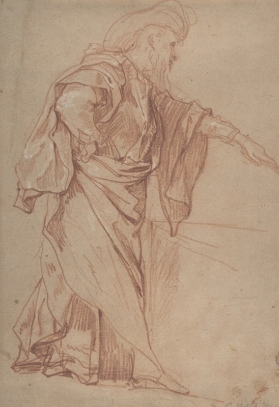 Standing Male Figure with Left Arm Extended — Шарль-Жозеф Натоир