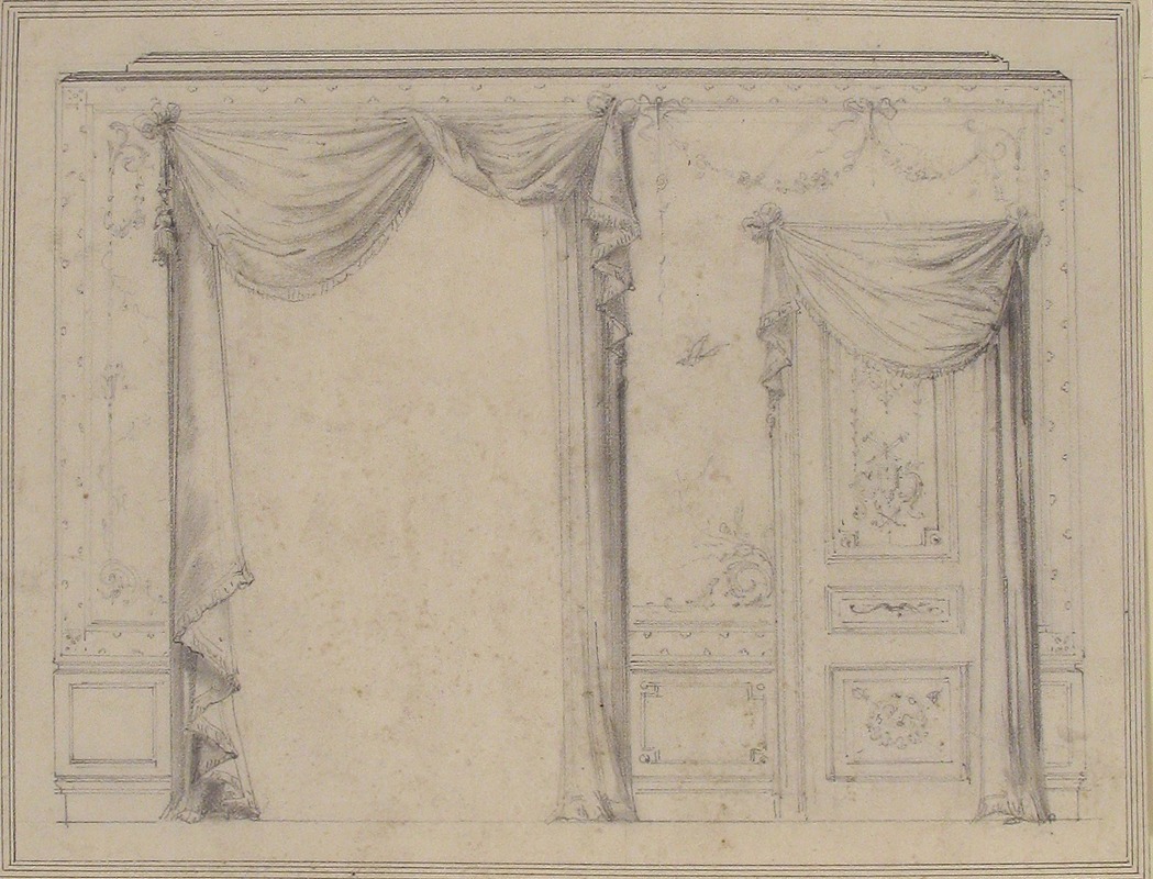 Design for Wall Treatment with Window and Door — Charles Monblond