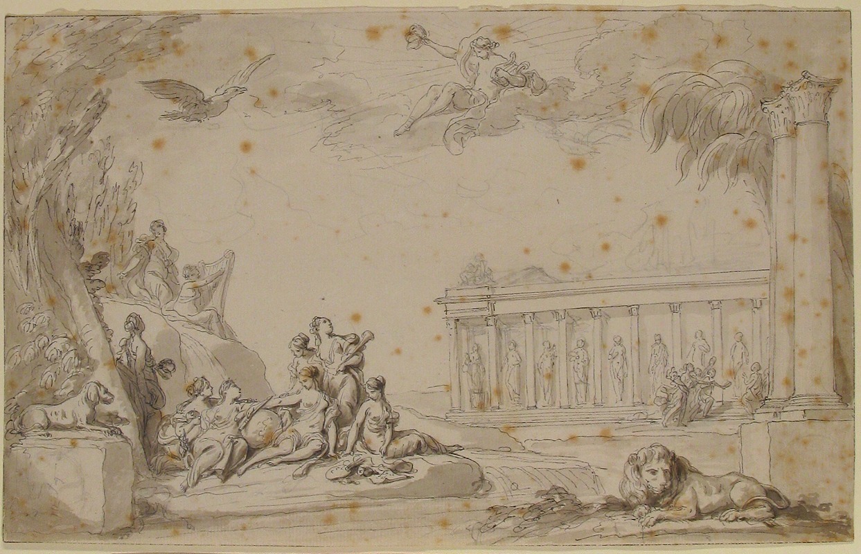 Temple of the Muses — Charles Monnet