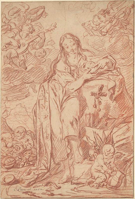 The Penitent St. Mary Magdalen — Charles Parrocel