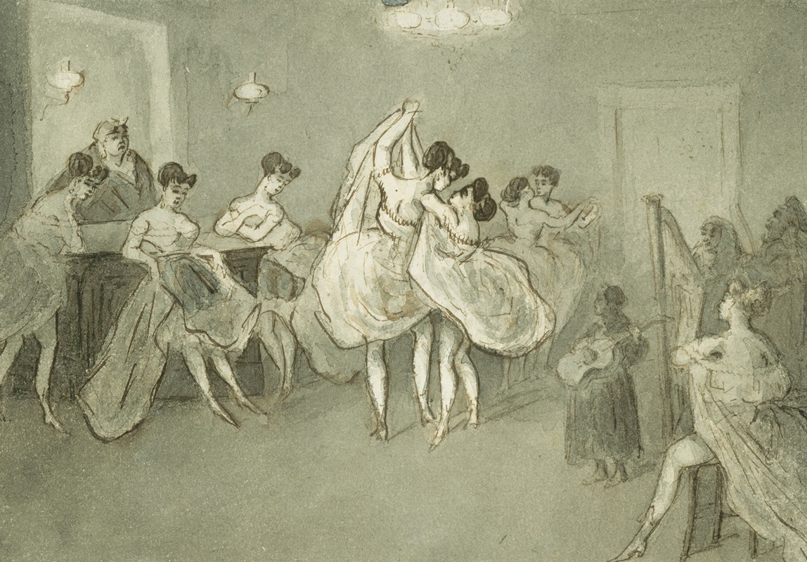 Women Dancing in a Brothel — Constantin Guys