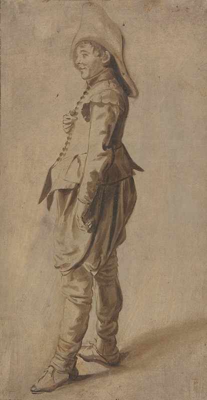 Study of a Standing Youth in a Hat — Dirck Hals