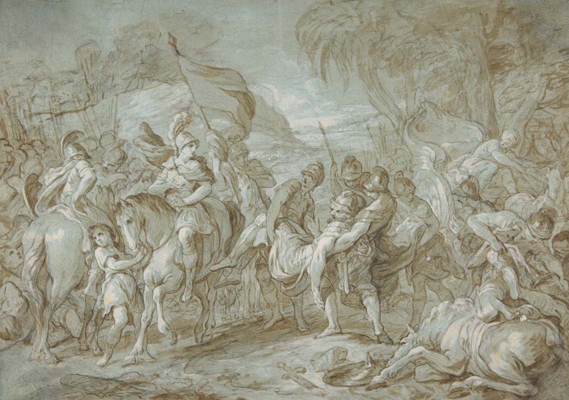 Alexander and Porus early — Франсуа Лемойн