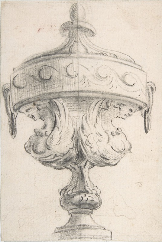 Design for a Vase by Gilles-Marie Oppenord — digital art print download