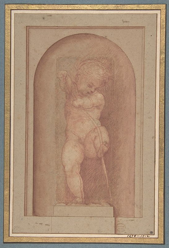 Putto Bending a Bow by Giorgione, 1477–1510 — digital art print download