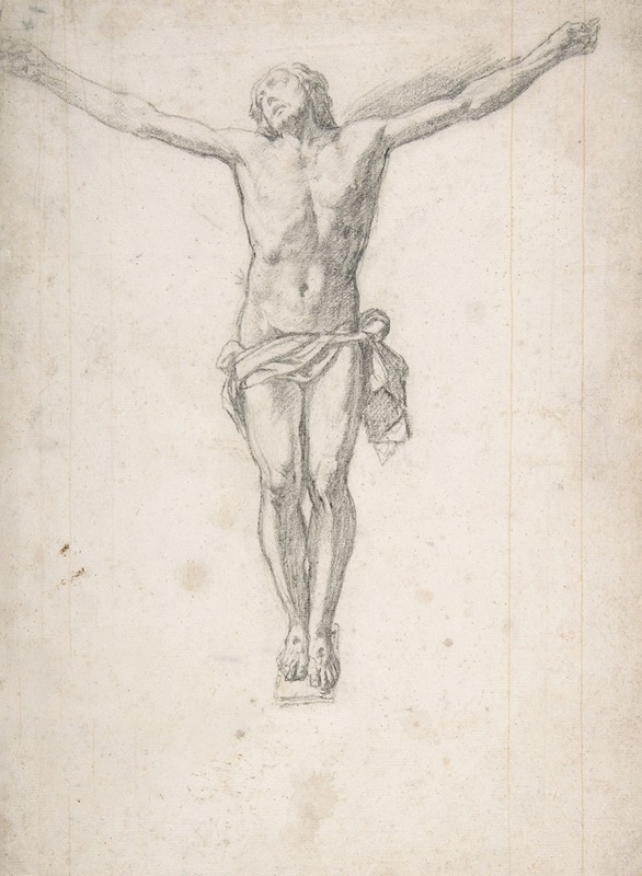 Christ on the Cross by Girolamo Muziano, 1590–1600 — digital art print download