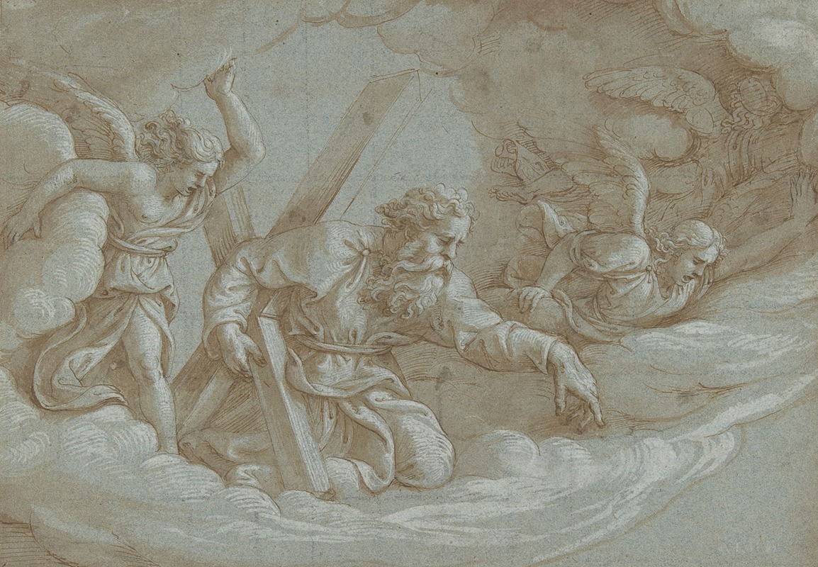 Apparition of Saint Andrew in Glory — Giulio Romano