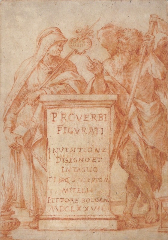 Allegorical Figures of Experience and Time — Giuseppe Maria Mitelli