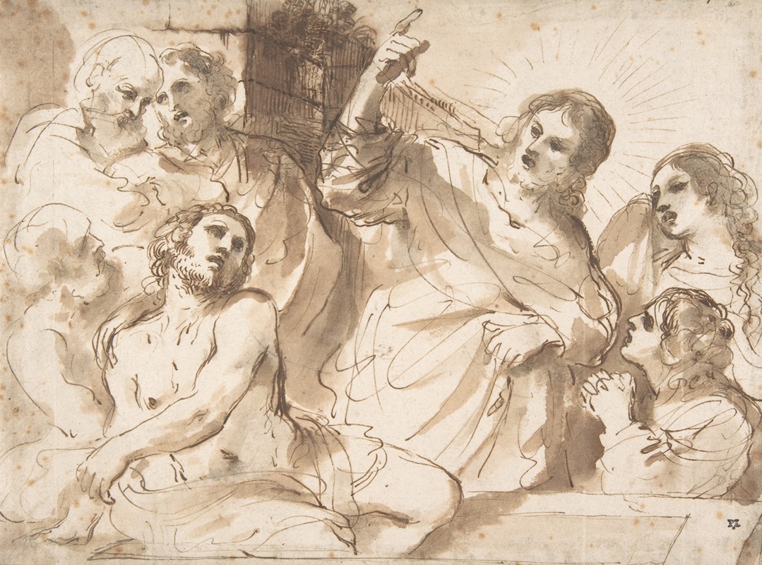 The Raising of Lazarus — Guercino