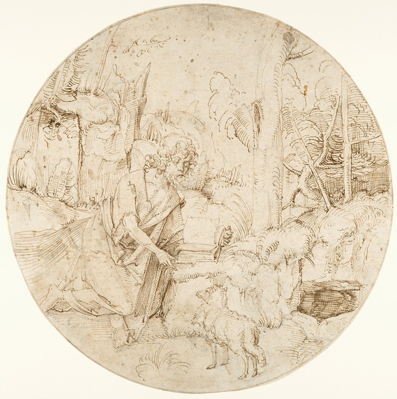 Saint John the Baptist in the Wilderness — Hans von Kulmbach