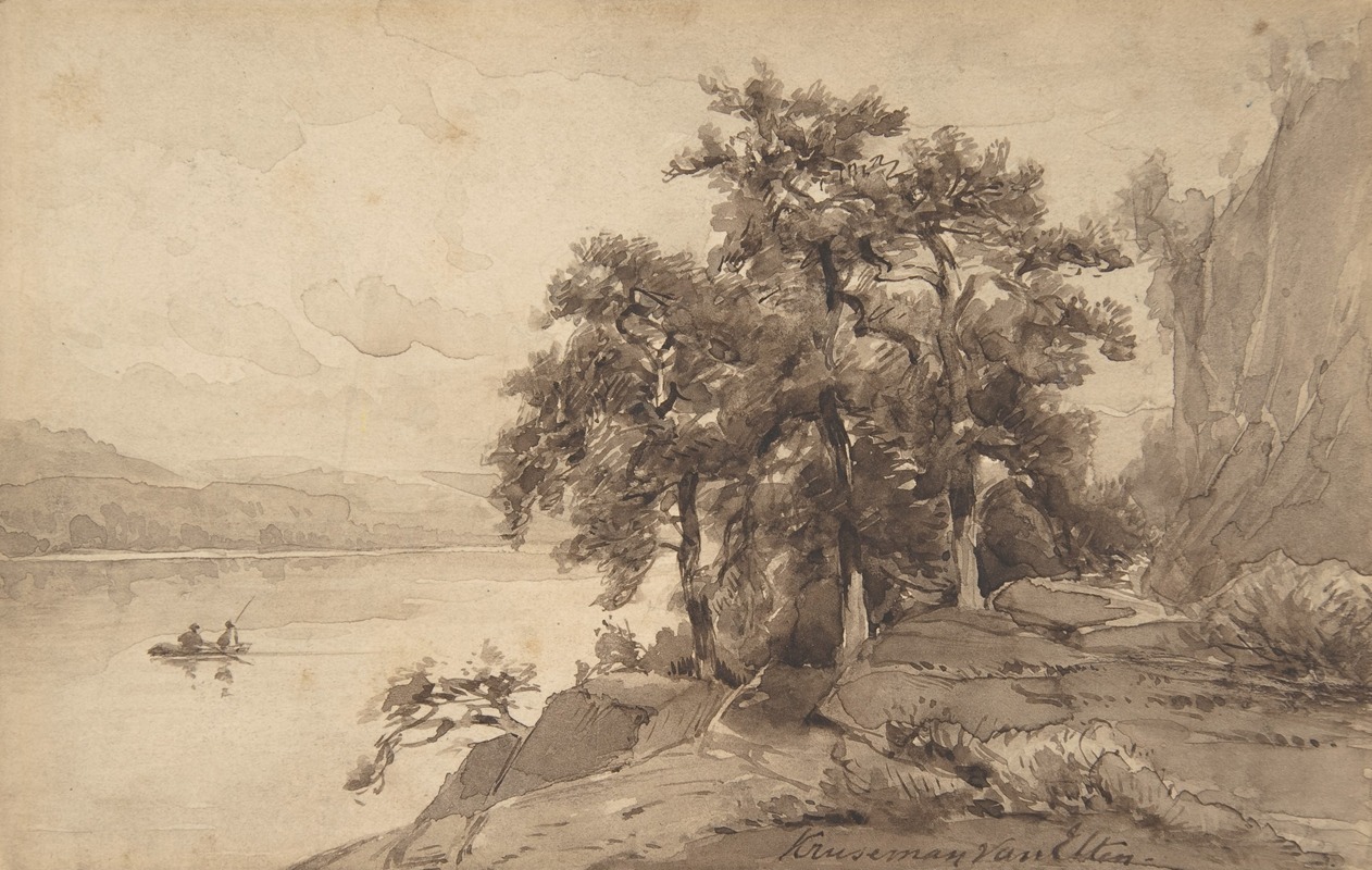 Landscape by Хендрик Дирк Круземан ван Эльтен — digital art print download