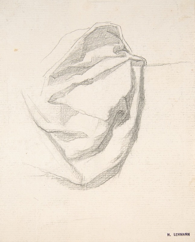 Study of Drapery by Анри Леман — digital art print download