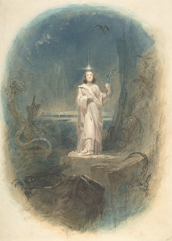 Light and the Shades by Henry George Hine — digital art print download