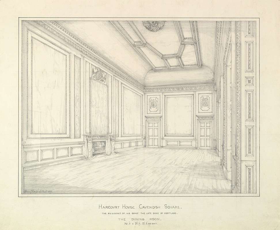 Harcourt House Cavendish Square, The Dining Room — Henry Hodge