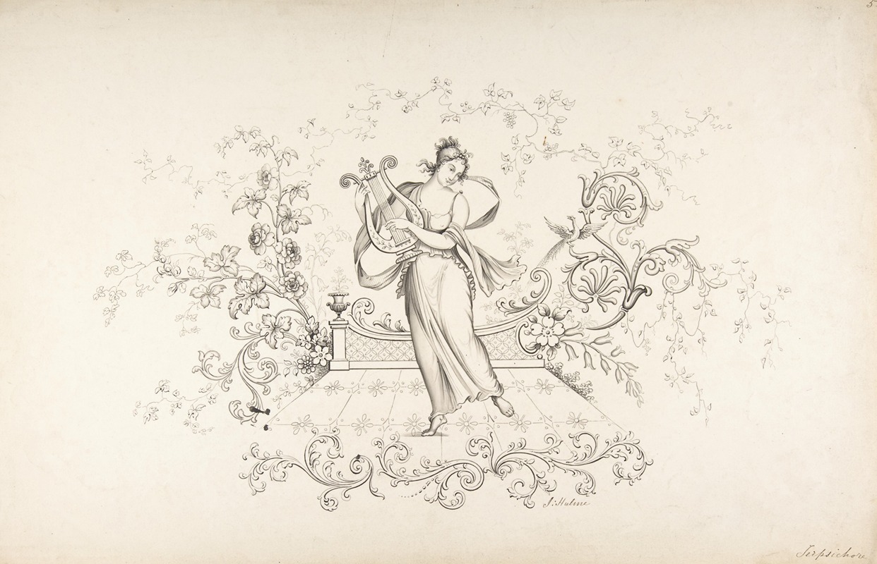 Design for Panel Decoration by J. Hulme — digital art print download