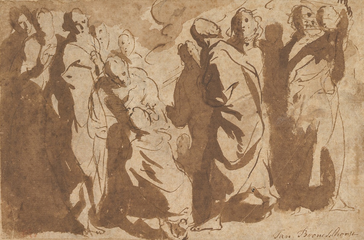 Christ Healing the Paralytic by Якоб Йордаанс — digital art print download