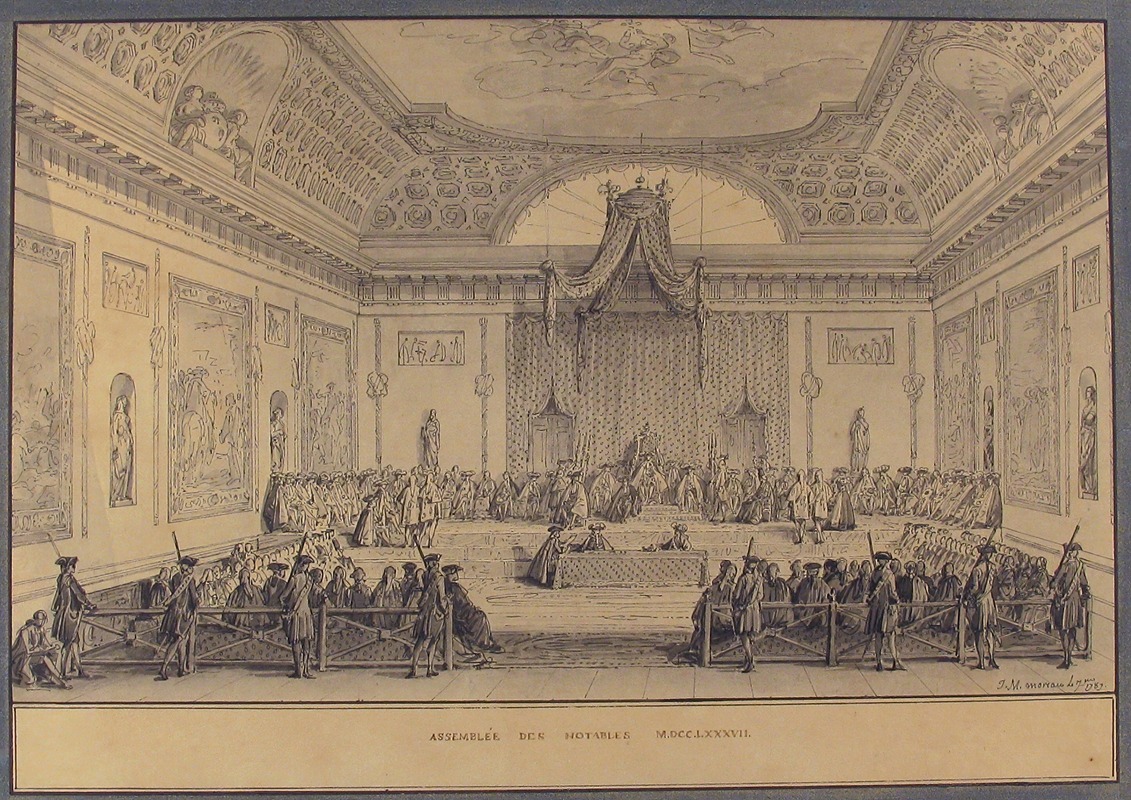 Assembly of Notables, Versailles, 1787 — Jean-Michel Moreau le Jeune