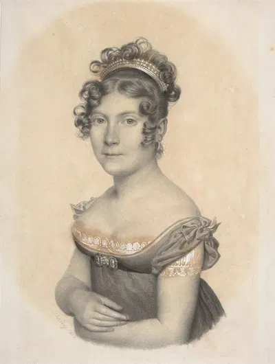 Lady of the Court of Napoléon I by Жан-Батист Изабей, 1804 — digital art print download
