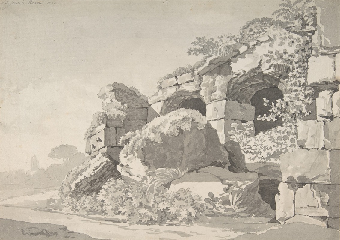 Partial View of the Colosseum — Johann Christian Klengel