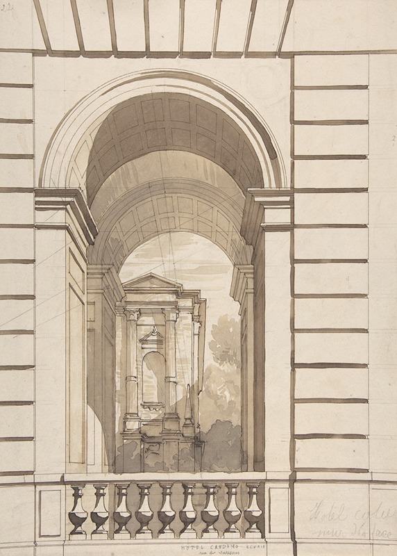Design for Stable Arches, Hôtel Candamo by Жюль-Эдмон-Шарль Лашаиз — digital art print download