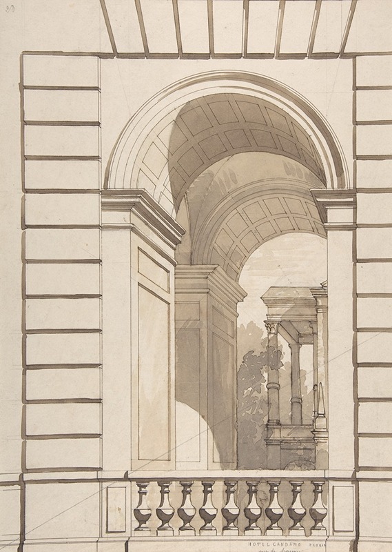 Design for Stable Arches, Hôtel Candamo — Жюль-Эдмон-Шарль Лашаиз