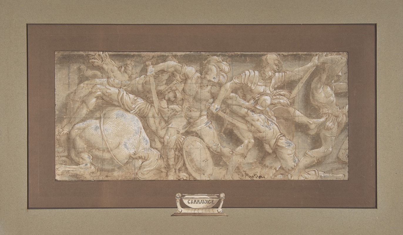 Battle Scene by Lelio Orsi — digital art print download