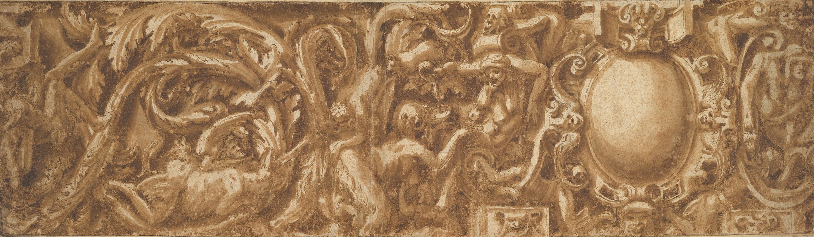 Ornamental Frieze by Lelio Orsi — digital art print download