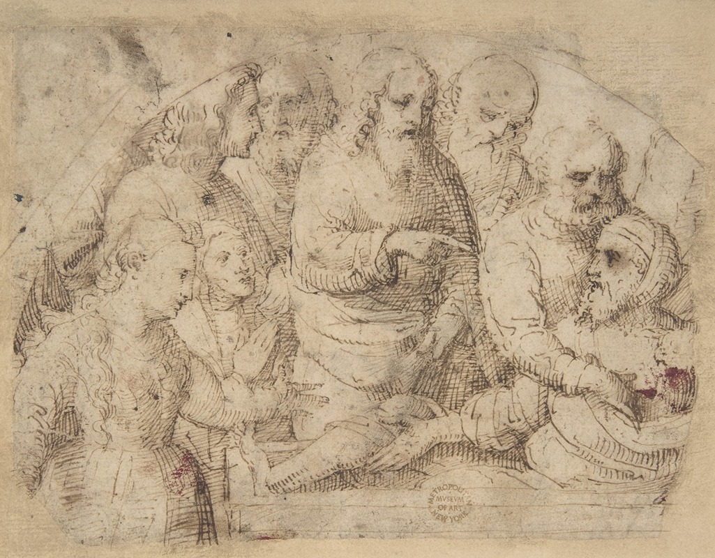 Raising of Lazarus by Лоренцо Лотто, 1480–1556 — digital art print download