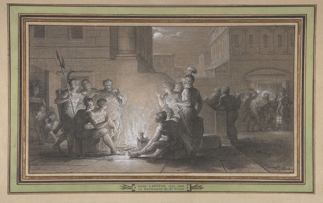 The Denial of Saint Peter — Louis Lafitte