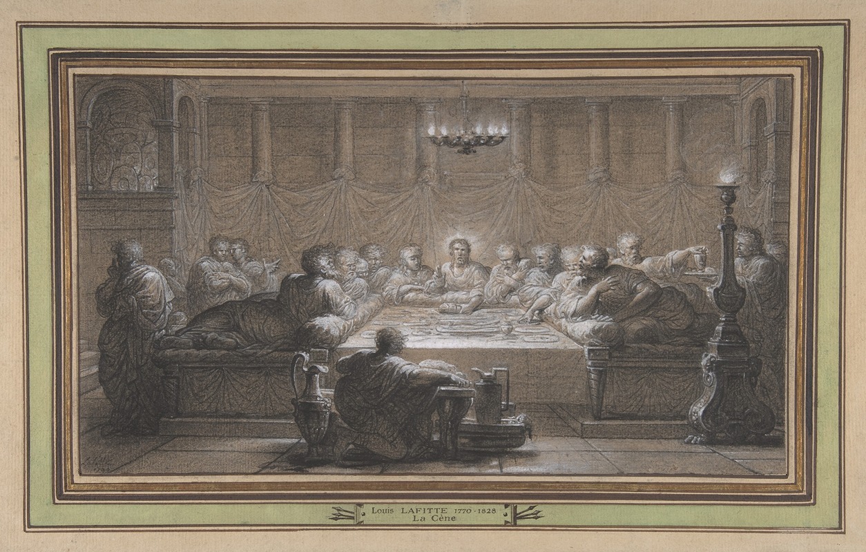 The Last Supper by Луи Лафит, 1790 — digital art print download