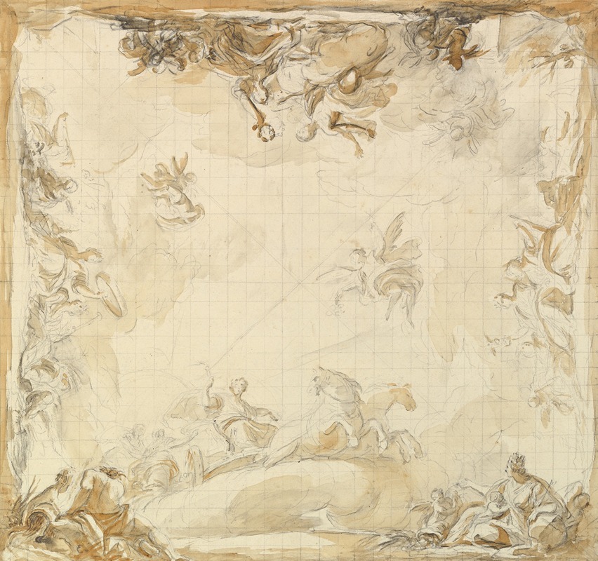 Design for a Ceiling by Мариано Сальвадор Маэлья, 1739–1819 — digital art print download