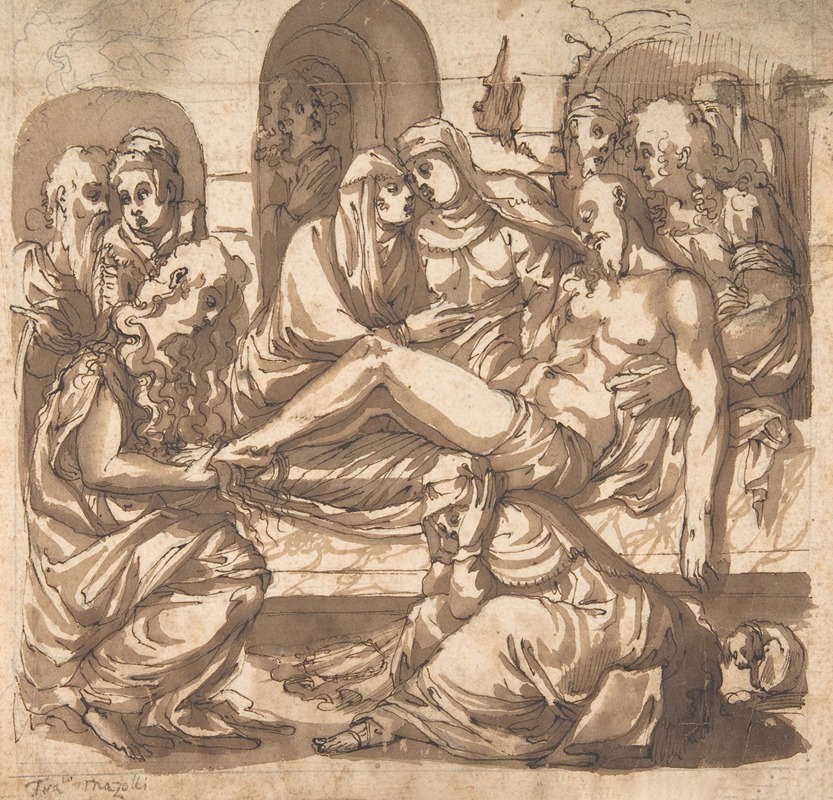 Entombment by Tommaso d'Antonio Manzuoli — digital art print download