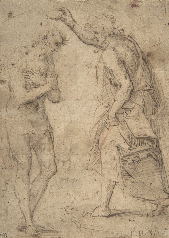 The Baptism of Christ — Moncalvo (Guglielmo Caccia)