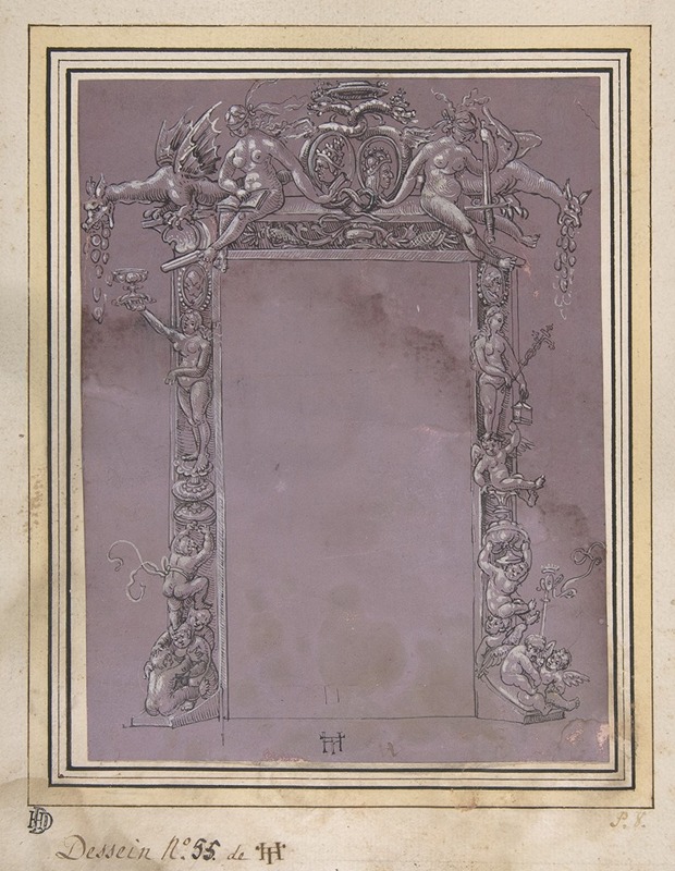Design for a Doorway by Monogrammist HT — digital art print download